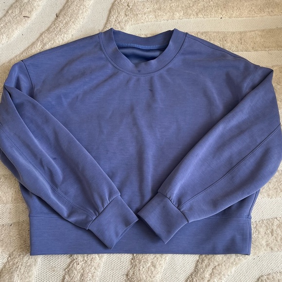 COPY - Lululemon Softstreme Perfectly Oversized Cropped Crew 4 - Picture 2 of 10